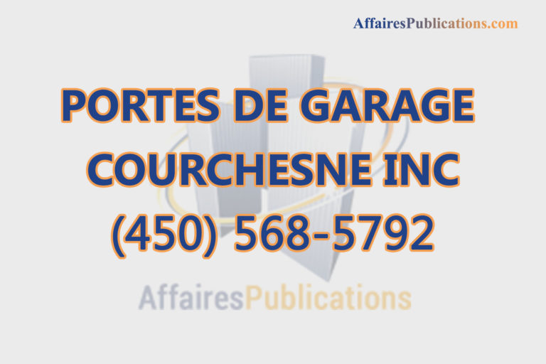 PORTES DE GARAGE COURCHESNE