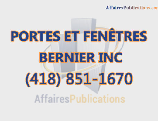 PORTES ET FENÊTRES BERNIER INC