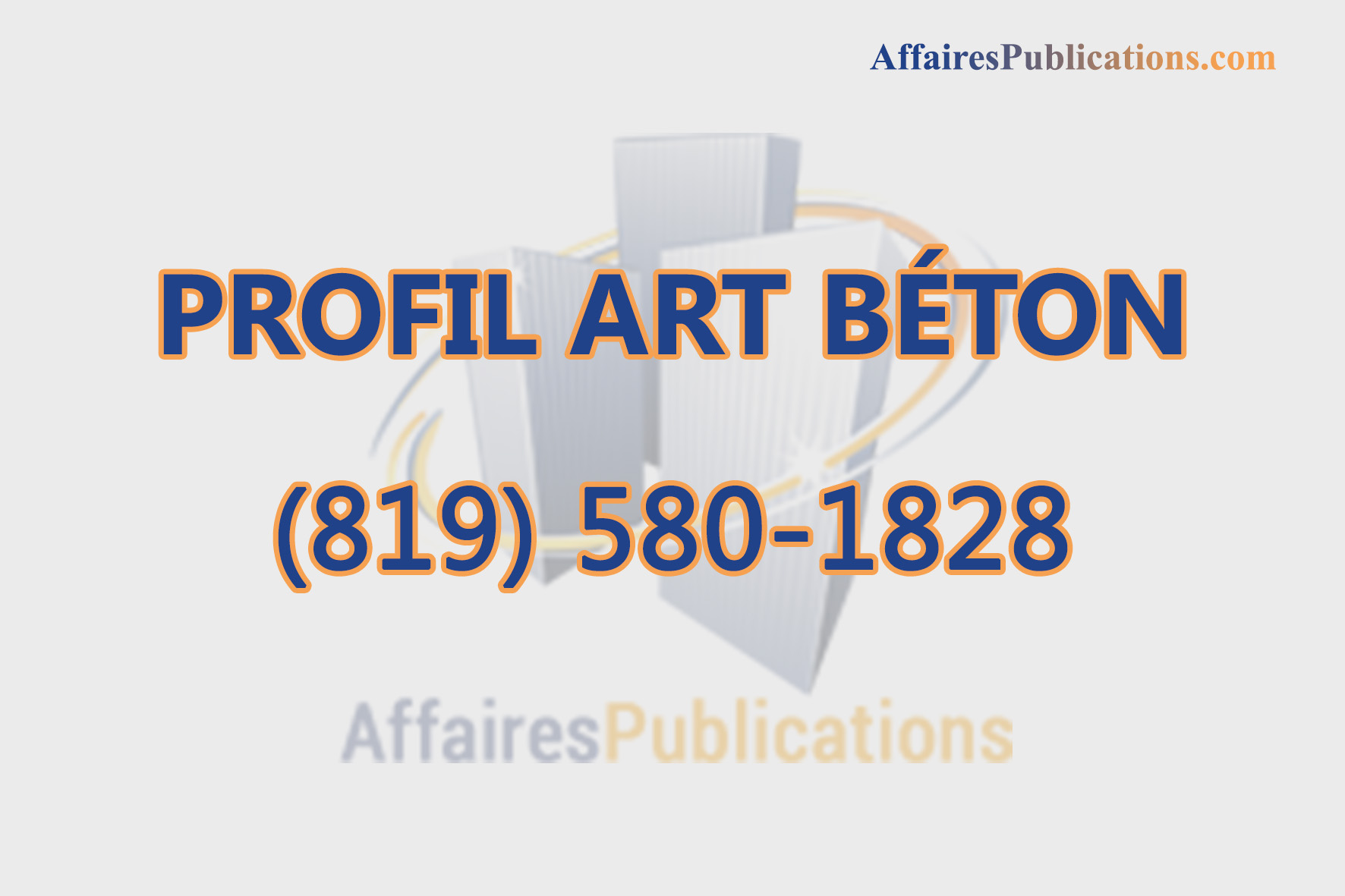 PROFIL ART BÉTON