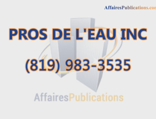PROS DE L&rsquo;EAU INC