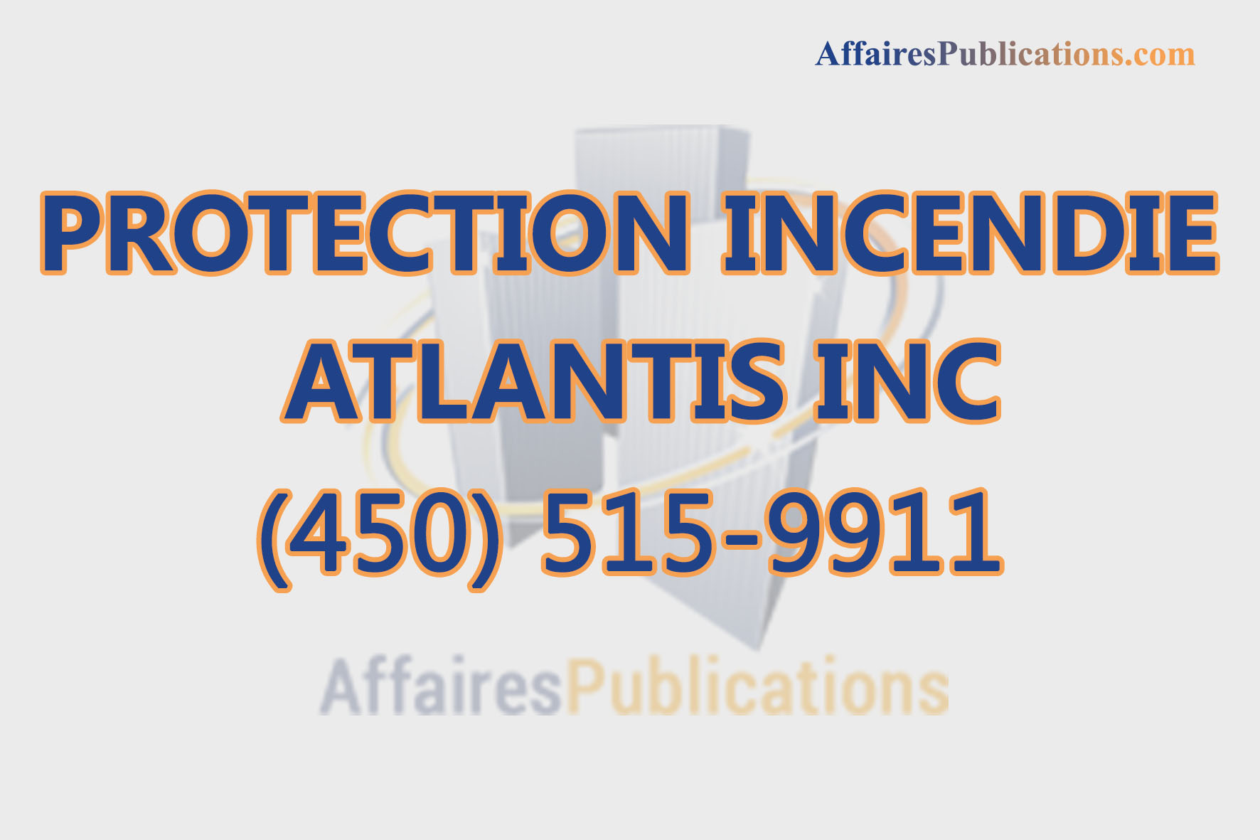 PROTECTION INCENDIE ATLANTIS