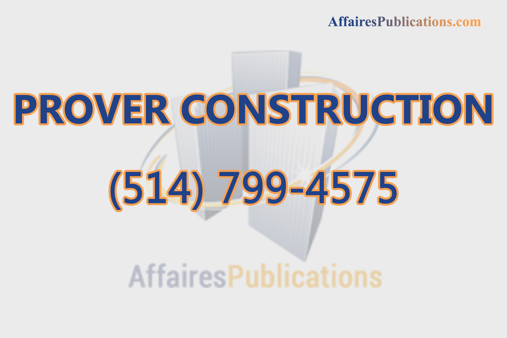 PROVER CONSTRUCTION INC