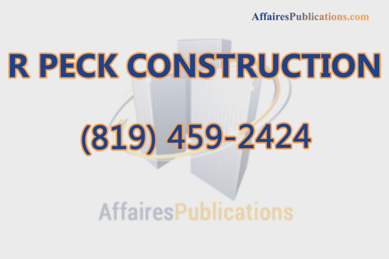 R PECK CONSTRUCTION INC