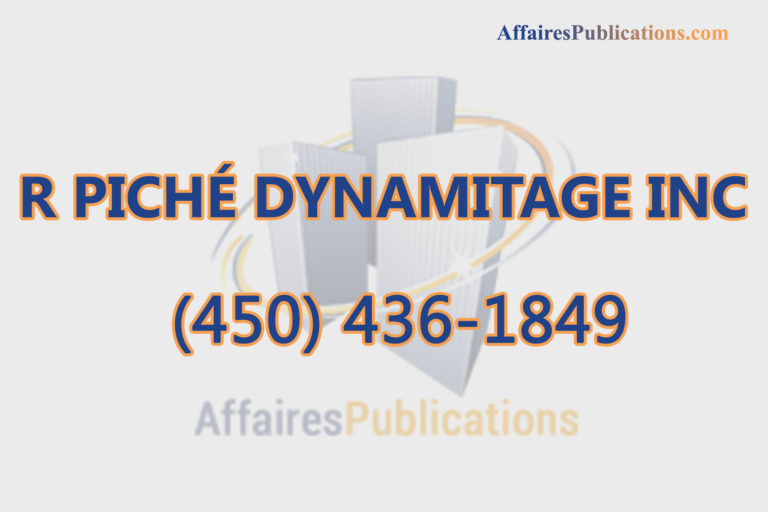 R PICHÉ DYNAMITAGE INC