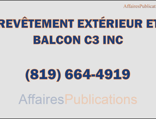 REVÊTEMENT EXTÉRIEUR ET BALCON C3 INC