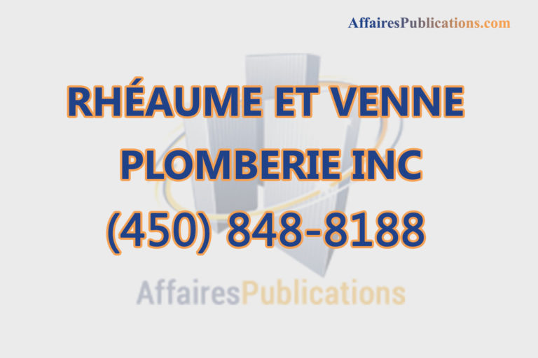 RHÉAUME ET VENNE PLOMBERIE INC