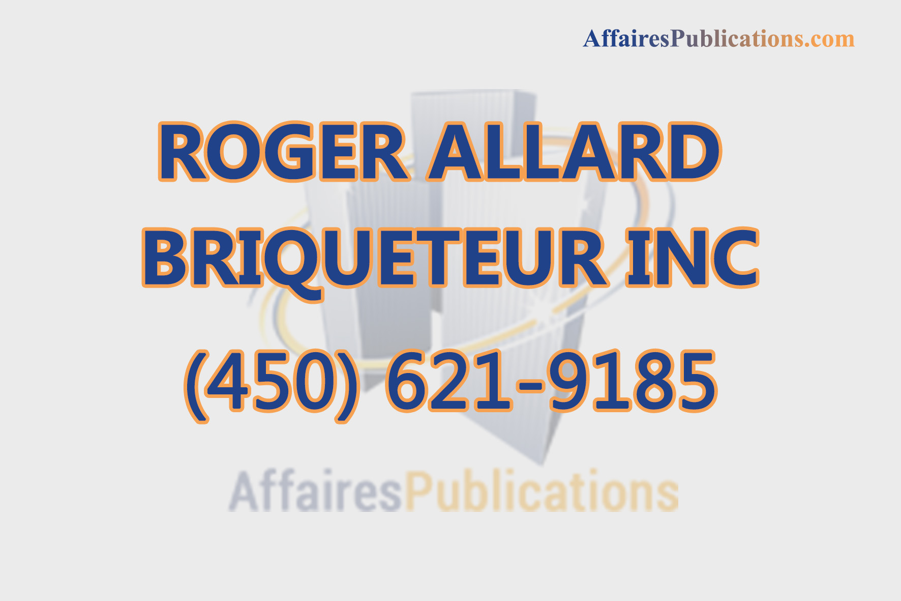 ROGER ALLARD BRIQUETEUR INC