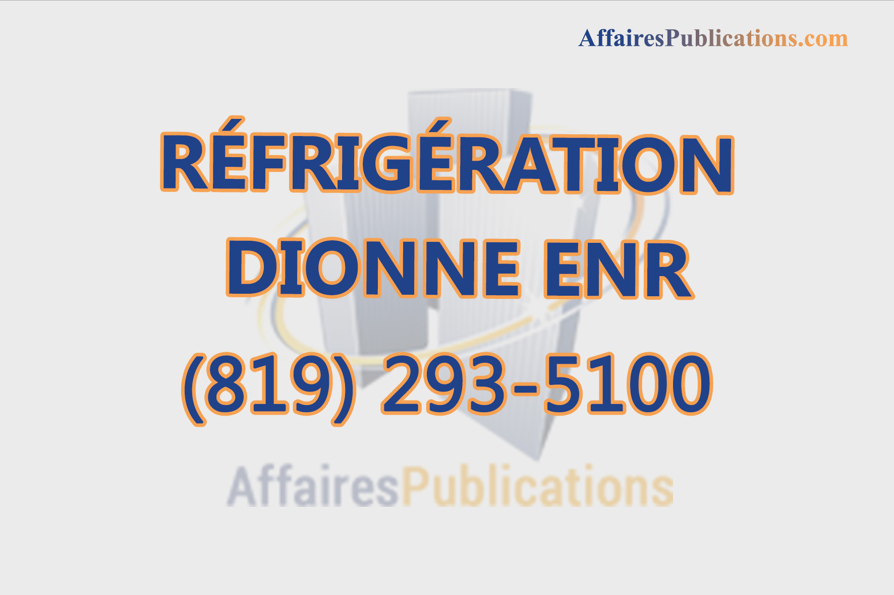 RÉFRIGÉRATION DIONNE ENR
