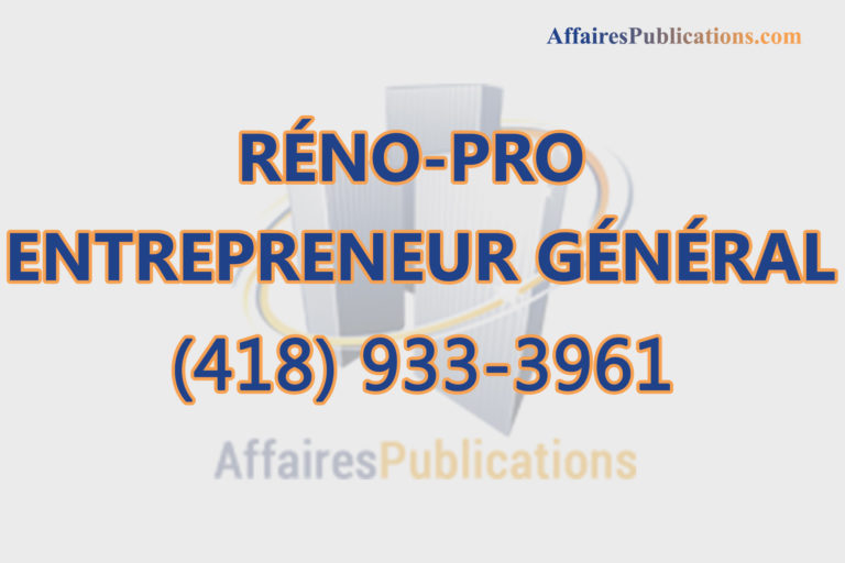 RÉNO-PRO ENTREPRENEUR GÉNÉRAL INC