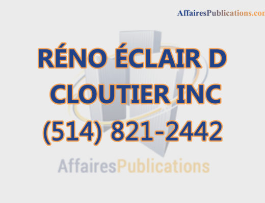 RÉNO ÉCLAIR D CLOUTIER INC