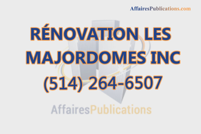 RÉNOVATION LES MAJORDOMES INC