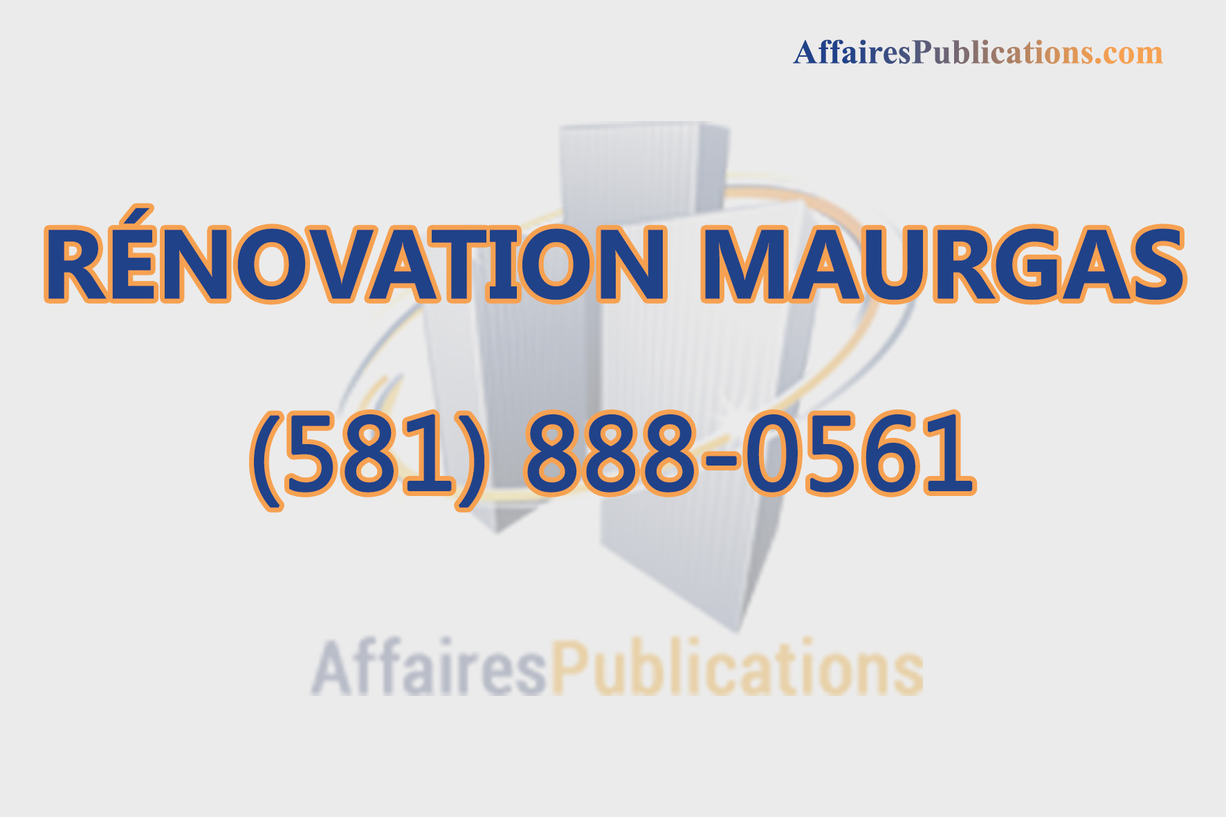 RÉNOVATION MAURGAS INC