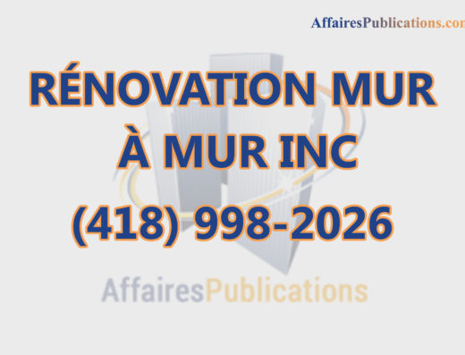 RÉNOVATION MUR À MUR INC