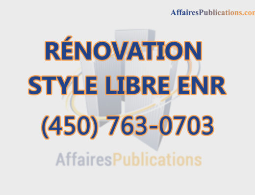 RÉNOVATION STYLE LIBRE ENR