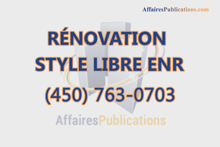 RÉNOVATION STYLE LIBRE ENR