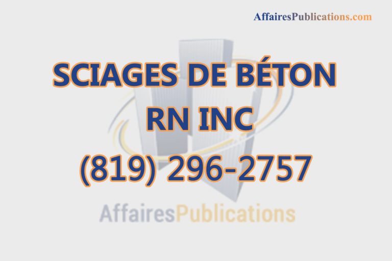 SCIAGES DE BÉTON RN INC