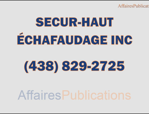 SECUR-HAUT ÉCHAFAUDAGE INC