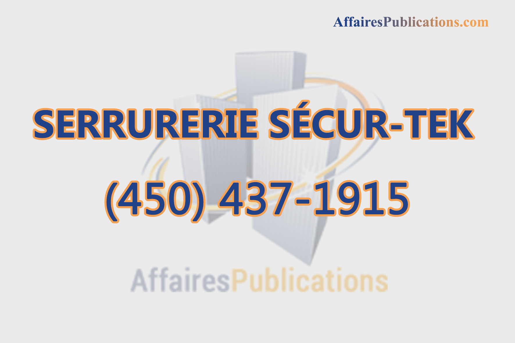 SERRURERIE SÉCUR-TEK
