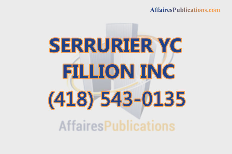 SERRURIER YC FILLION INC