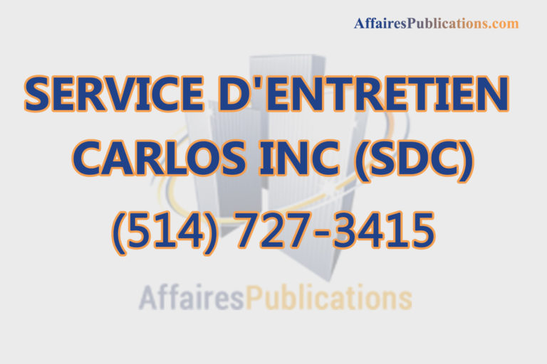 SERVICE D&rsquo;ENTRETIEN CARLOS INC