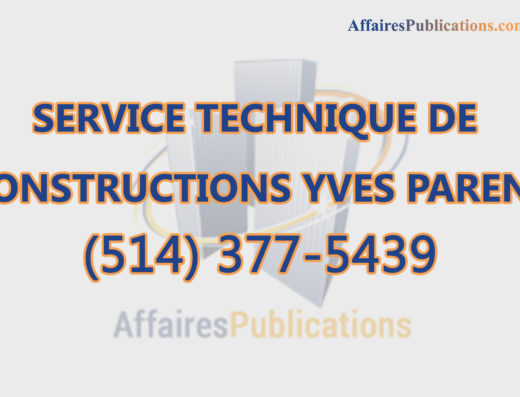 SERVICE TECHNIQUE DE CONSTRUCTIONS YVES PARENT INC