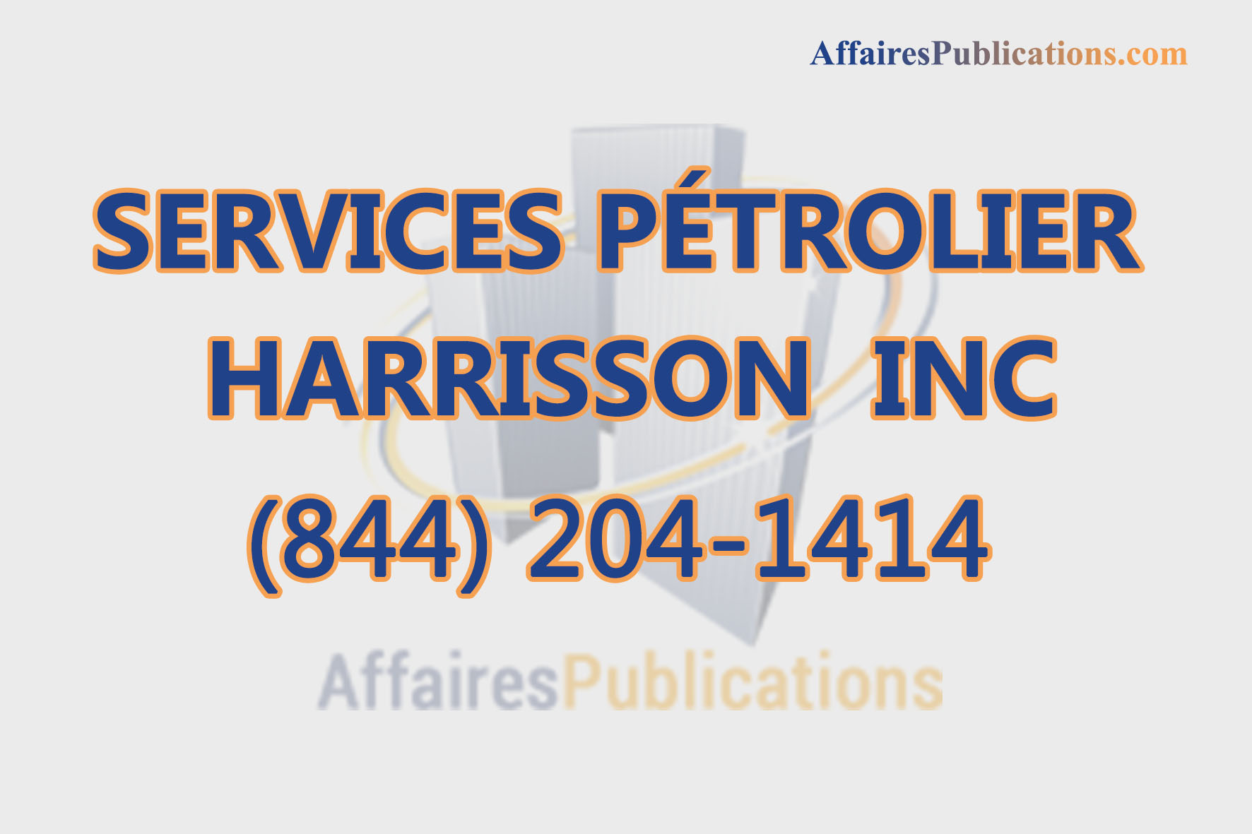 SERVICES PÉTROLIER HARRISSON