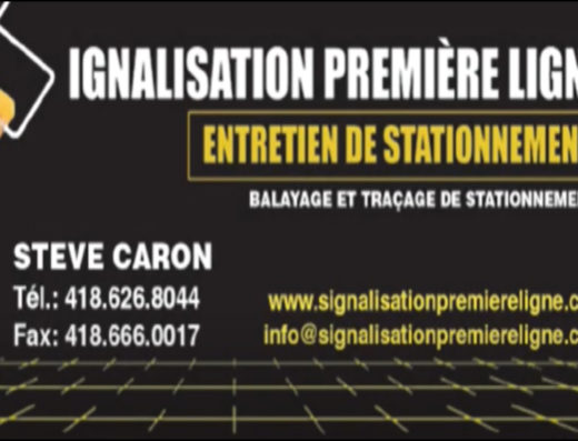 SIGNALISATION PREMIÈRE LIGNE