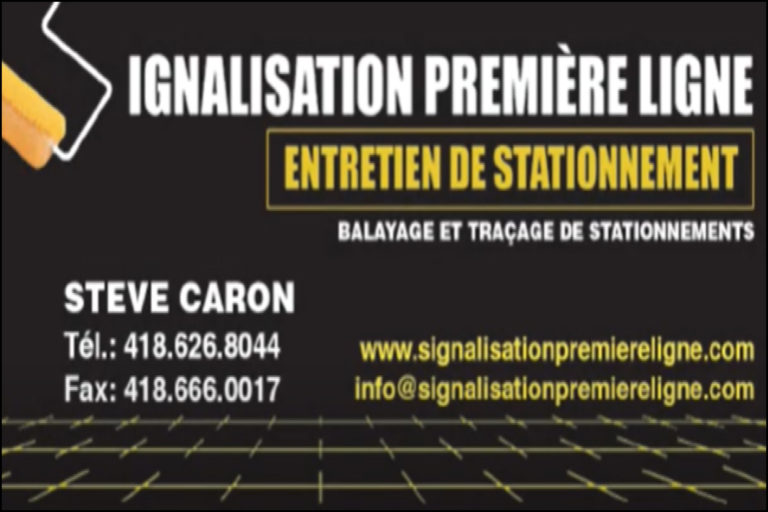 SIGNALISATION PREMIÈRE LIGNE