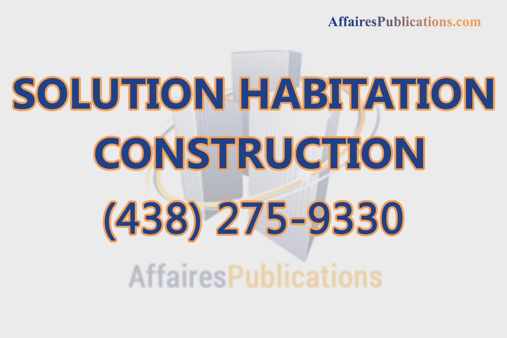 SOLUTION HABITATION CONSTRUCTION INC