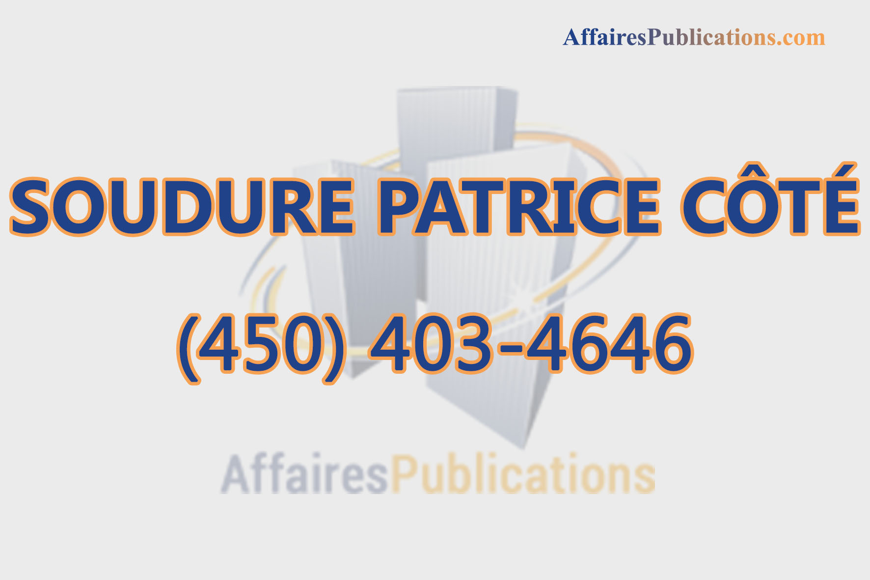 SOUDURE PATRICE CÔTÉ