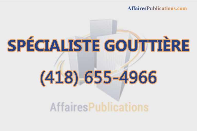 SPÉCIALISTE GOUTTIÈRE INC