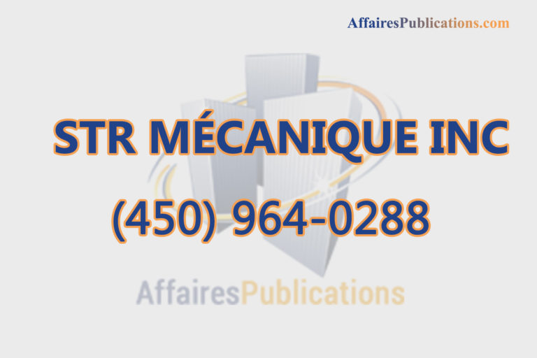 STR MÉCANIQUE INC