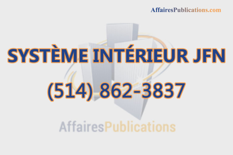 SYSTÈME INTÉRIEUR JFN INC