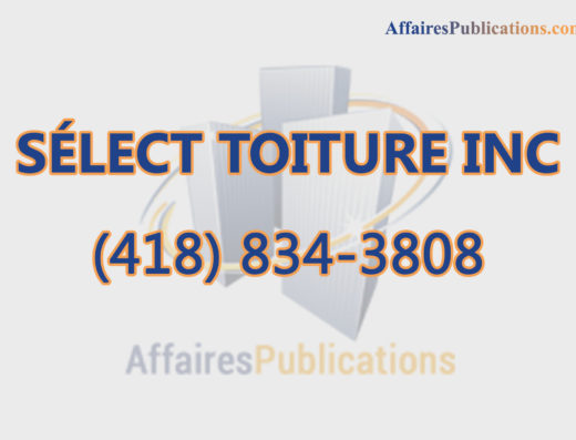 SÉLECT TOITURE INC