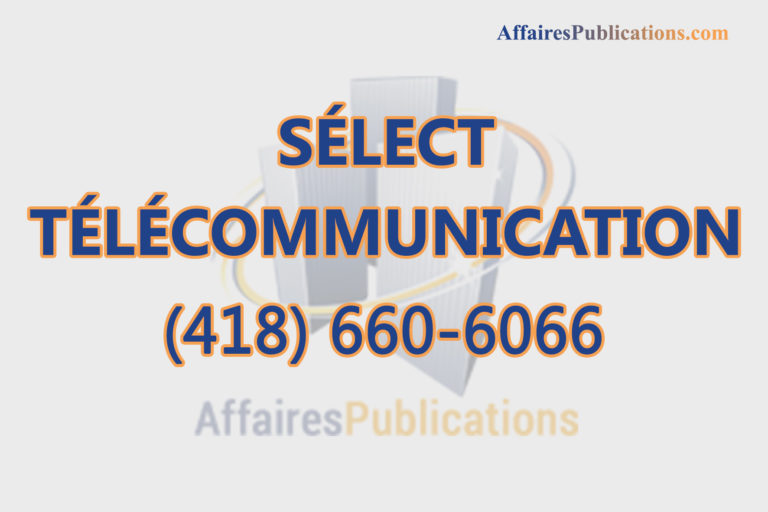 SÉLECT TÉLÉCOMMUNICATION INC