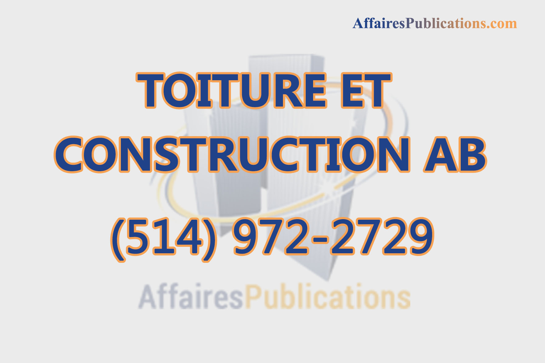TOITURE ET CONSTRUCTION AB