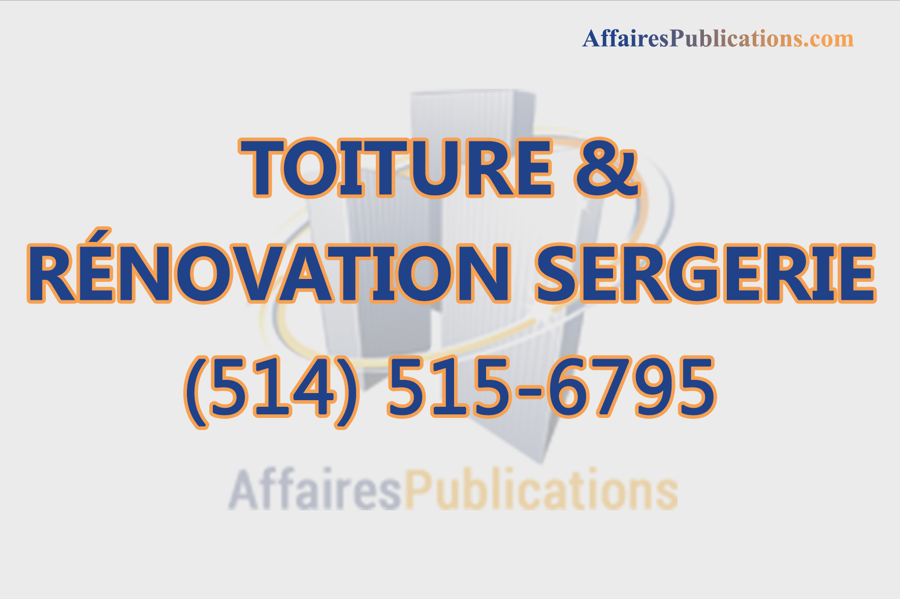 TOITURE & RÉNOVATION SERGERIE