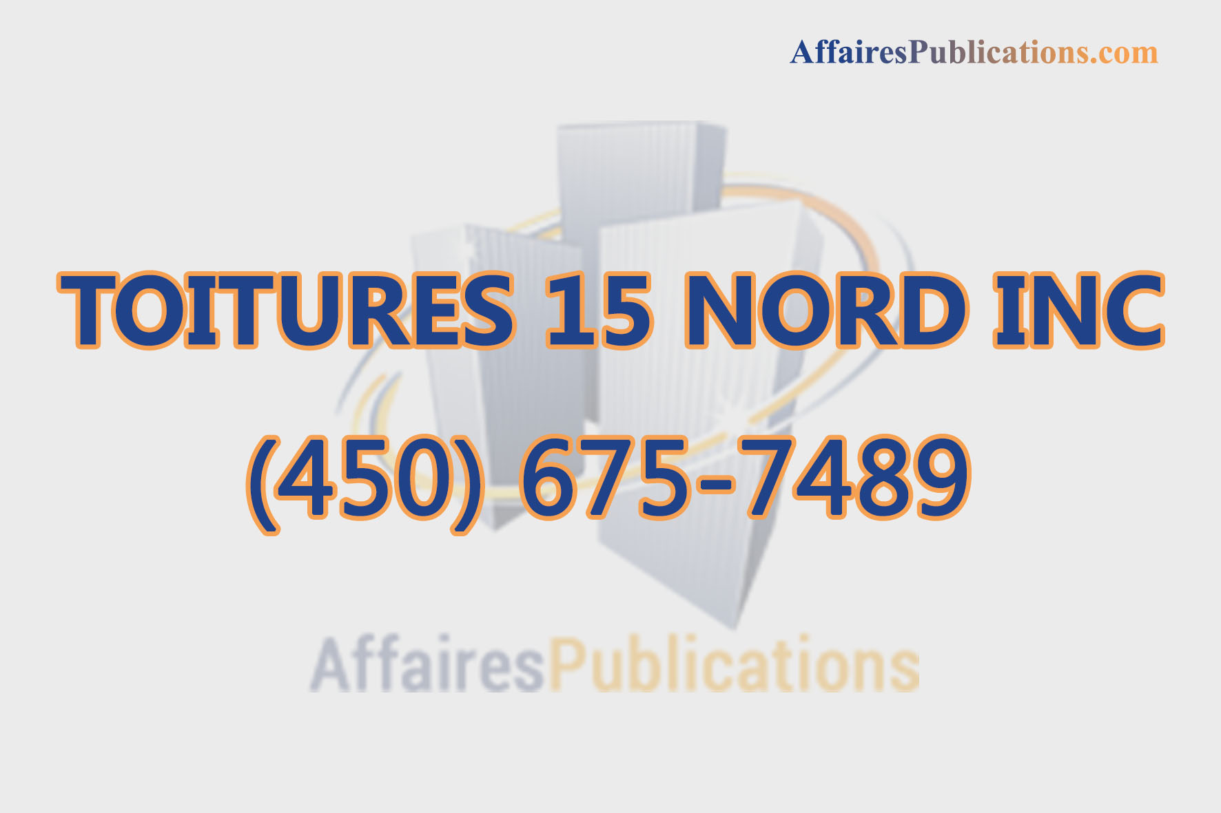 TOITURES 15 NORD INC