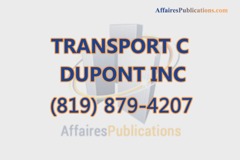 TRANSPORT C DUPONT INC