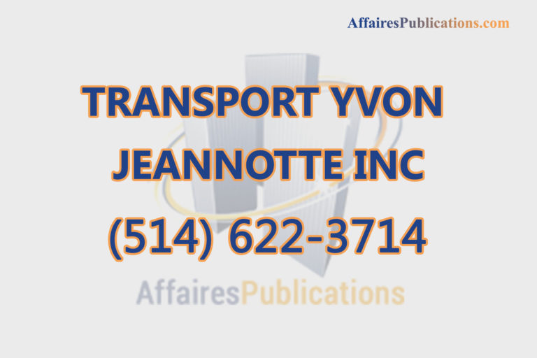 TRANSPORT YVON JEANNOTTE INC