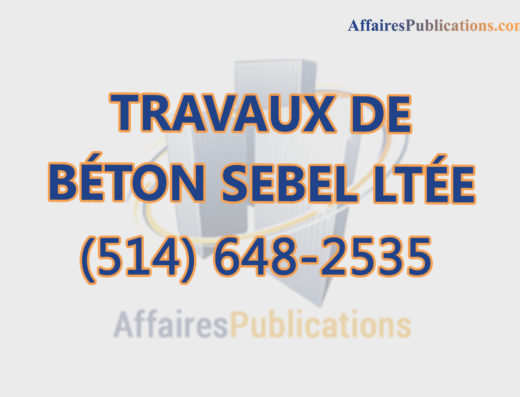 TRAVAUX DE BÉTON SEBEL LTÉE
