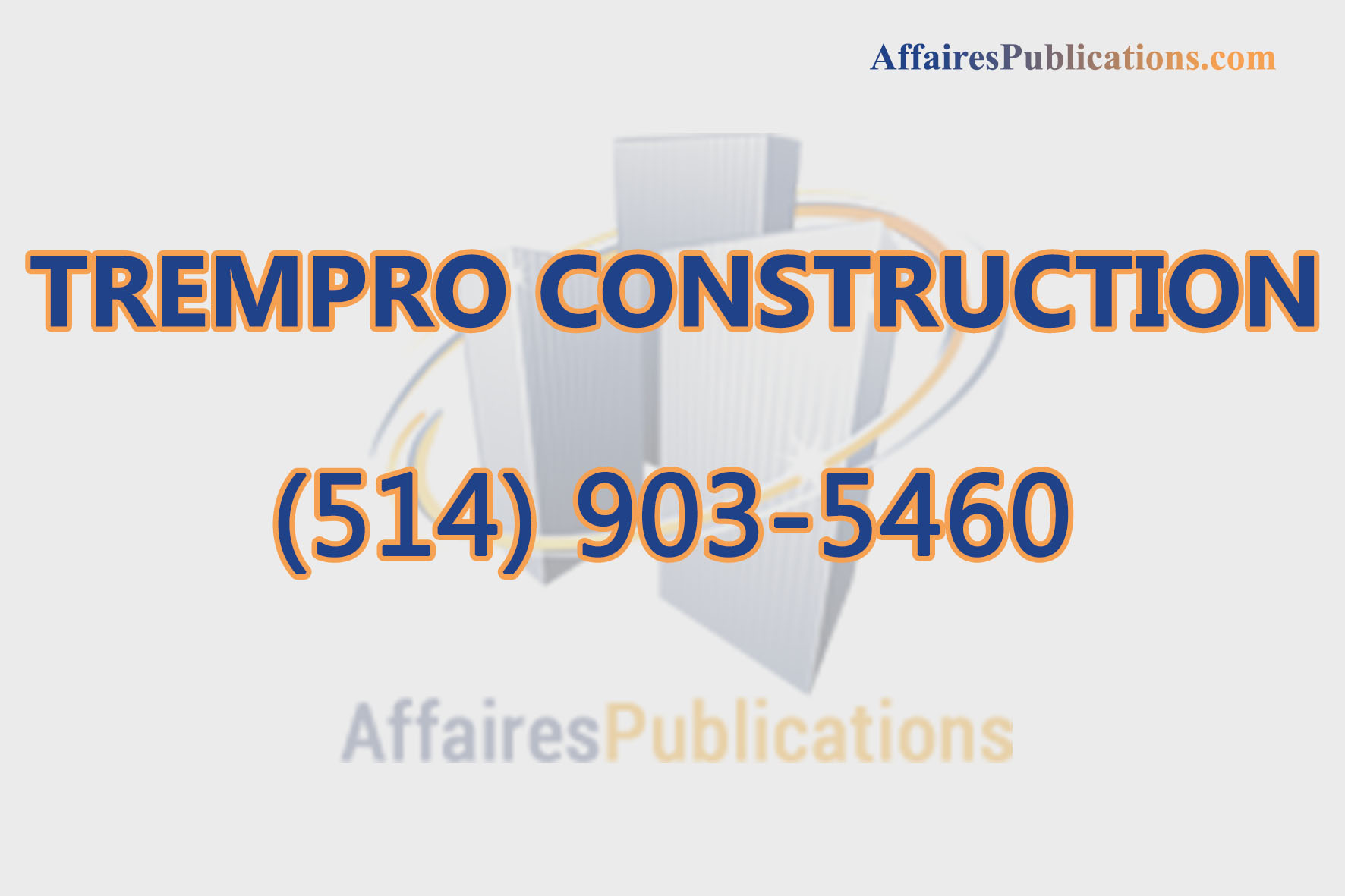 TREMPRO CONSTRUCTION INC
