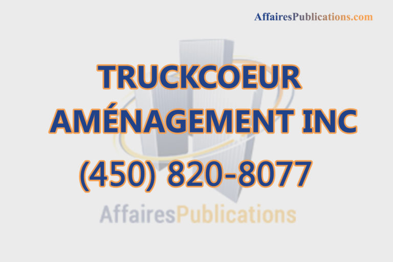 TRUCKCOEUR AMÉNAGEMENT INC