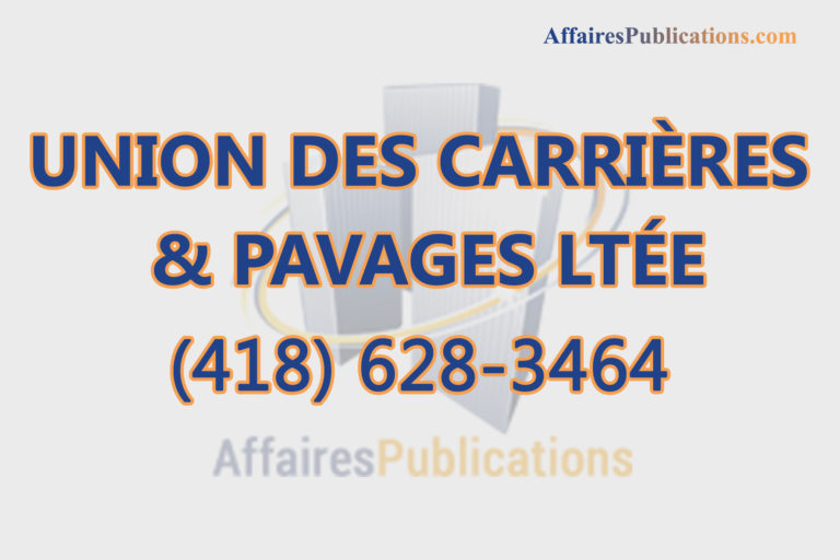 UNION DES CARRIÈRES & PAVAGES