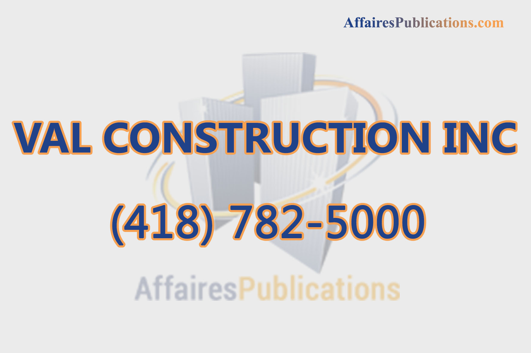 VAL CONSTRUCTION INC