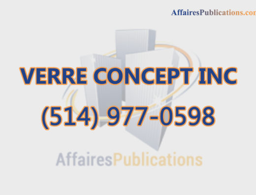 VERRE CONCEPT INC