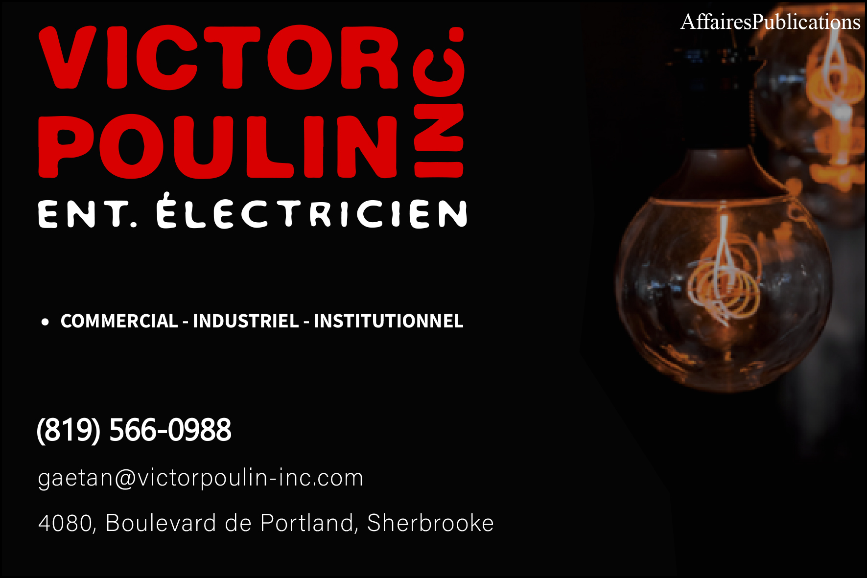 VICTOR POULIN INC
