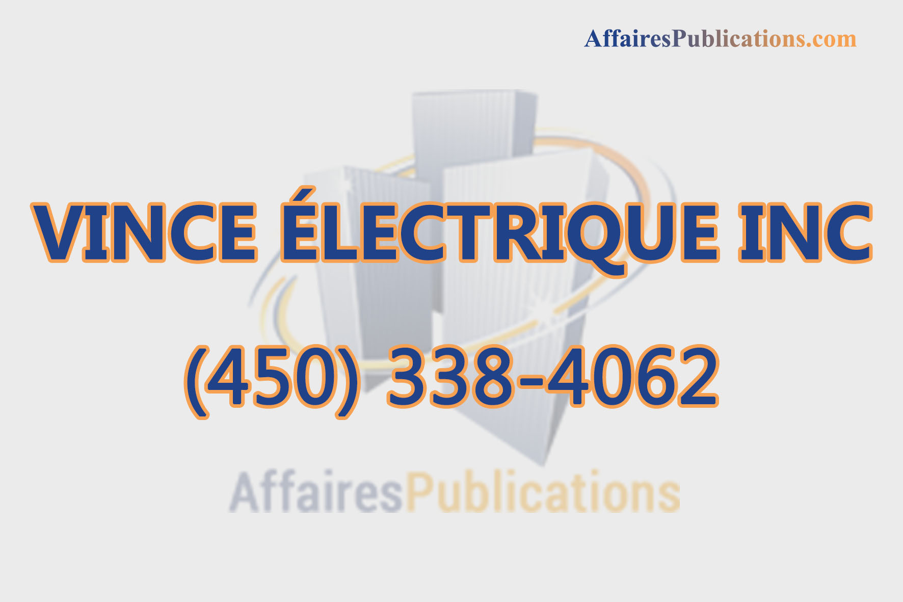 VINCE ÉLECTRIQUE INC