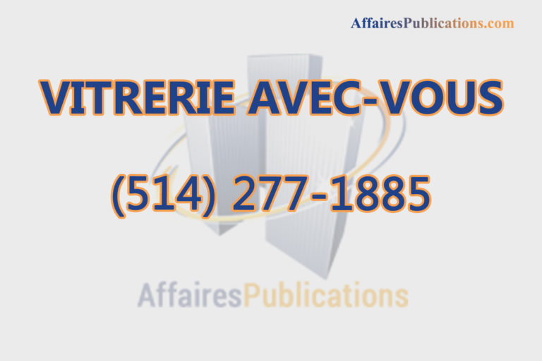 VITRERIE AVEC-VOUS INC