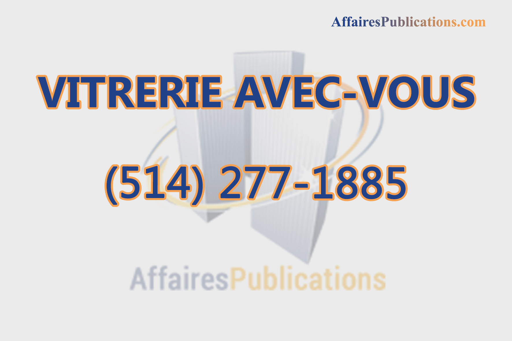 VITRERIE AVEC-VOUS INC